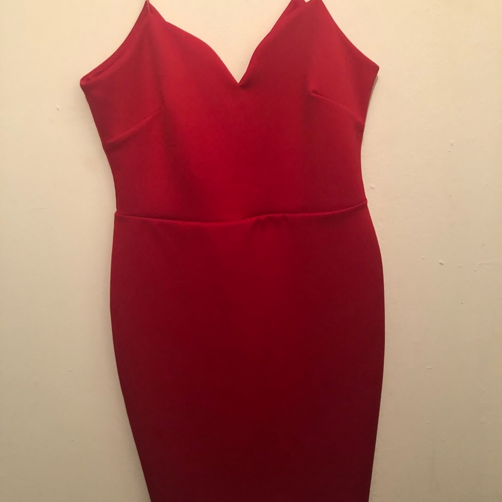 Red dress